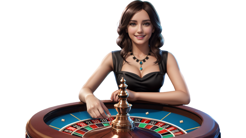 Boomerang Casino Welcome Bonus with a croupier at a roulette table